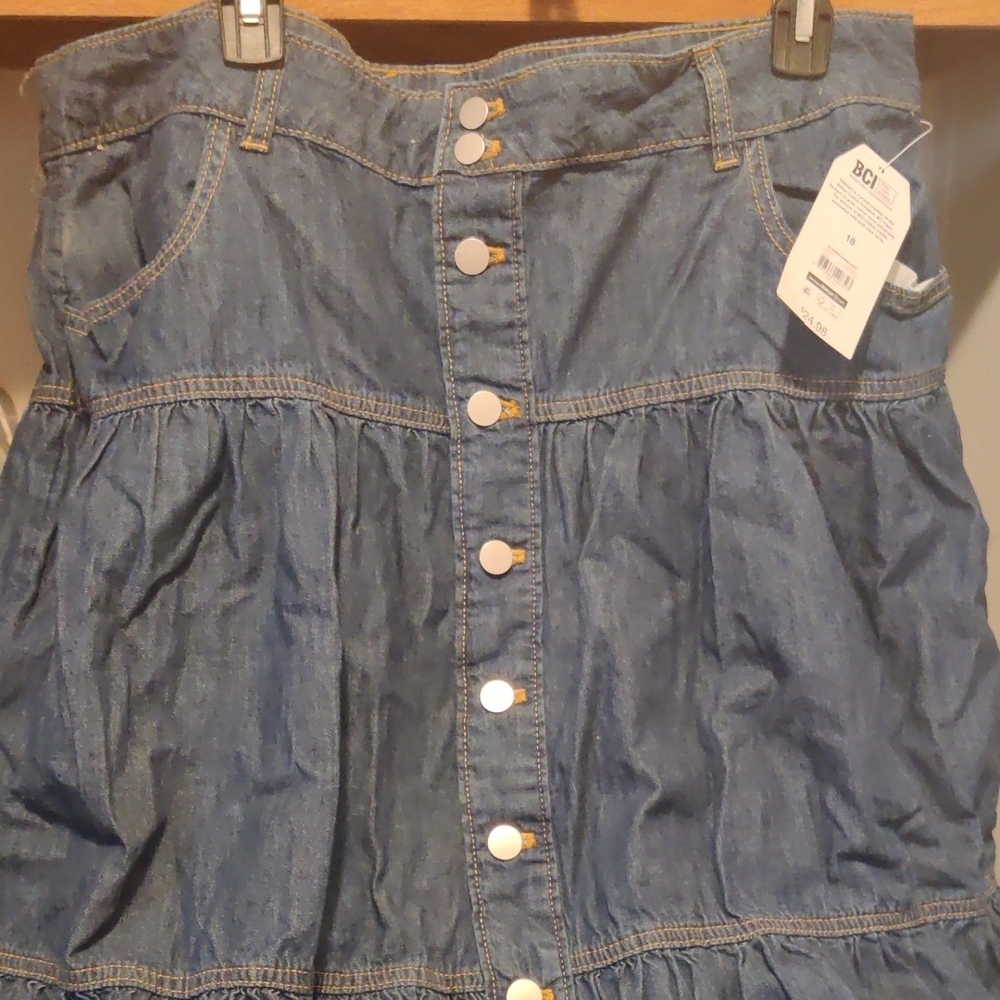 Blue Jean Size 18 Women's Skirt